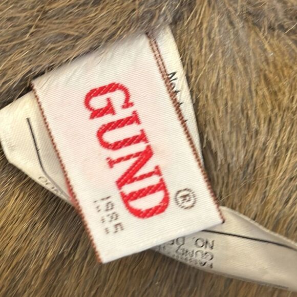 1985 Gund Plush Brown Bunny Rabbit 10" Stuffed Animal “TIPPET” - Picture 10 of 11